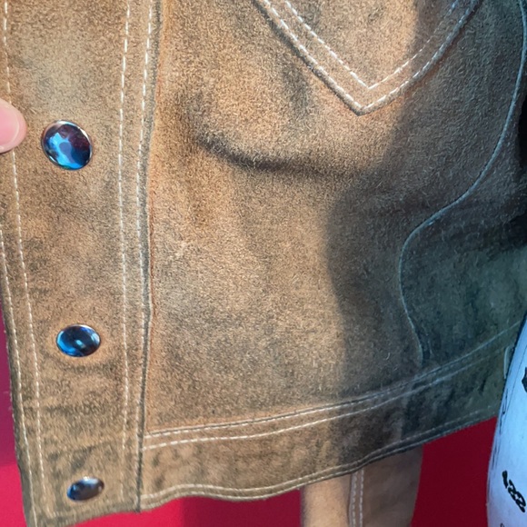 VINTAGE Leather jacket reversible S/M - Picture 10 of 13